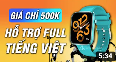 Đồng hồ Domi Life 1 - Màn hình to, Hỗ trợ tiếng Việt CỰC TỐT